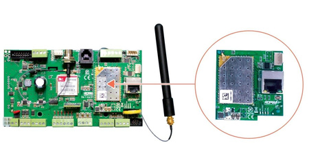 Module de communication TCP/IP, prise en charge des applications WIFI/ETH, compatibilité OptimaGSM, module local PCB.