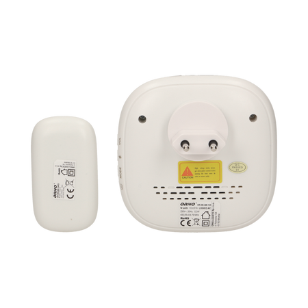 Sonnerie sans fil à piles LOGICO AC avec learning system et fonction d'alarme, Orno OR-DB-QM-125