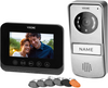 Kit vidéo-interphone, écran LCD 4,3", avec lecteur porte-clés de proximité 125 kHz, noir, ENIF RFID