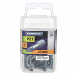Pozidriv1 Pozidriv1 PZ1 25mm plastique paquet de 20 pcs