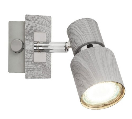 Applique MERKUR chrome, bois GU10 50W IP20 Rabalux