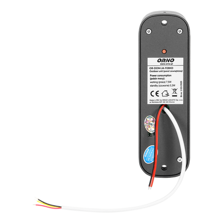 Kit d'interphone unifamilial avec interphone et lecteur de badges de proximité, blanc AVIOR OR-DOM-JA-928/W Orno
