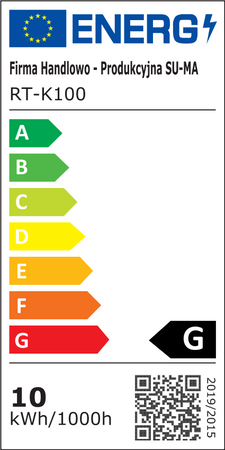 Luminaire de façade Rota RT-K100 18 x SMD LED, 10 W, 230 V, SU-MA