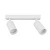 Plafonnier spot pour plafond 2xGU10 blanc MALGA 2 Edo Solutions