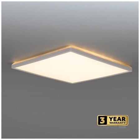 Plafond LED NIVERA SQUARE 18W 3CCT 3000/4000/6000K LX avec capteur de mouvement et crépusculaire IP54 blanc carré Kobi Premium