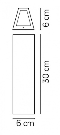 Luminaire de façade Tin M1401 DG 2 x COB LED, 4W + SMD LED, 6W, 230 V, SU-MA
