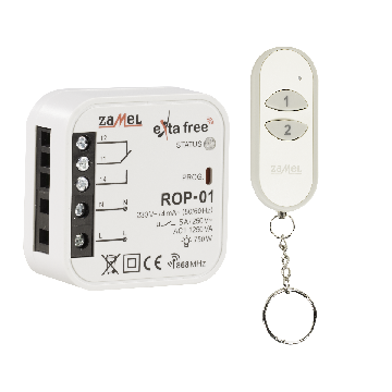 Kit de commande sans fil (ROP01+P257/2) EXTA FREE IP20 RZB-05 ZAMEL