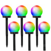 Lampe solaire LED SPHERE 0.12W RGB 6-pack LED2B