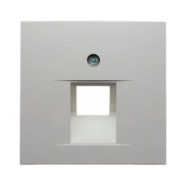 B. Plaque frontale pour prise téléphone, blanc Berker