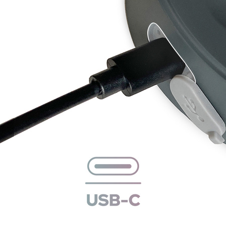 Lampe de table NELI 2,7W LED, CCT+RGB grise, avec batterie, 2200mAh, IP54, 200lm, 33cm, EDO777720 EDO Solutions