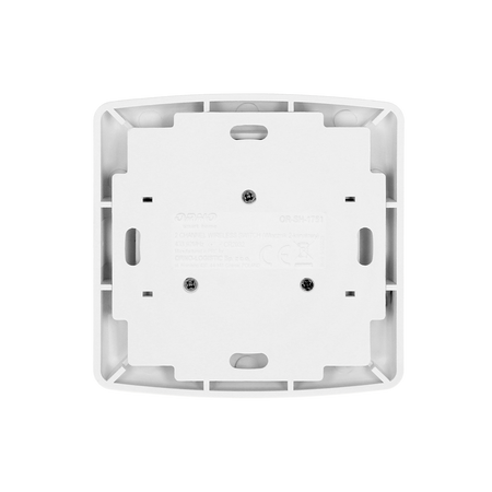 Double interrupteur en surface pour la commande à distance d'interrupteurs et de prises encastrés, avec émetteur radio, ORNO Smart Home