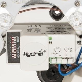 AINOS applique et plafonnier extérieur, blanc, LED, 22W, 3000K, IP44, détecteur de mouvements, SLV