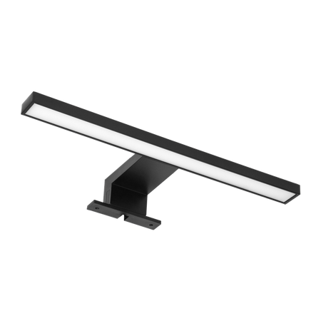 NORTES LED 5W, éclairage au-dessus du miroir, 320lm, 4000K, longueur 30 cm, plastique, noir
