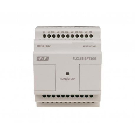 Automates programmables FLC - module d'extension pour capteurs de température PT100 avec 3 entrées FLC18E-3PT100 F&F