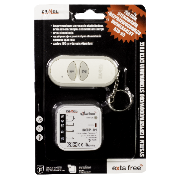 Kit de commande sans fil (ROP01+P257/2) EXTA FREE IP20 RZB-05 ZAMEL