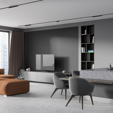 LiTrack Line08N black 4000K natural white DC 24V rail lamp