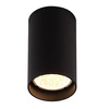 Pet Round New GU10 tube pour montage en surface noir C0142 Maxlight