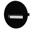 LED Sona luminaire encastré rond 14V DC, noir, blanc chaud 13-211-62 Ledix Zamel