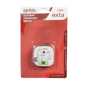 Automat d'escalier; IP20; 230VAC; dans la boîte murale; -20÷45°C; ASP-01 ZAMEL