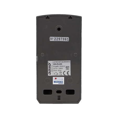 Lecteur de cartes de proximité, IP55, OR-ZS-805, Orno
