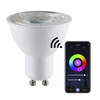 RUVA Smart LED GU10 5.5W RGB+CCT 2700-6500K 345lm 38st WiFi Tuya Smart bulb EDO777361 Edo Solutions