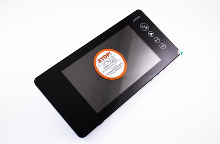 Kit vidéophone""pin hole"", ARCUS MEMO 7"", noir, OR-VID-JS-1040/B, Orno