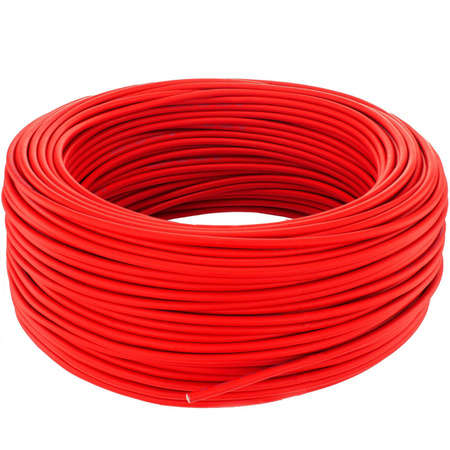 Câble solaire H1Z2Z2-K en cuivre pour installations photovoltaïques 1x6mm² Rouge - 15m