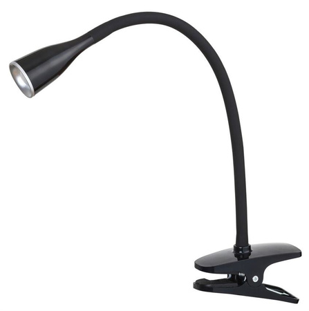 JEFF lampe de bureau à clip LED noir 4,5W 3000K 330lm IP20 Rabalux