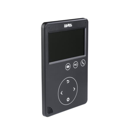 Moniteur vidéo avec touches tactiles, écran 4.3", noir, VP-817B, entra Zamel