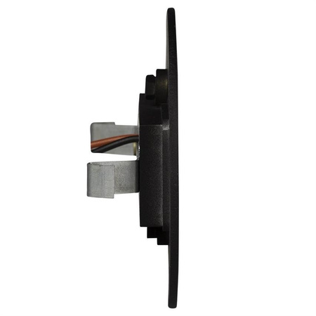 LED Sona luminaire encastré rond 14V DC, noir, blanc chaud 13-211-62 Ledix Zamel