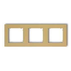 Cadre universel triple en plastique or 29MR-3 Karlik Mini