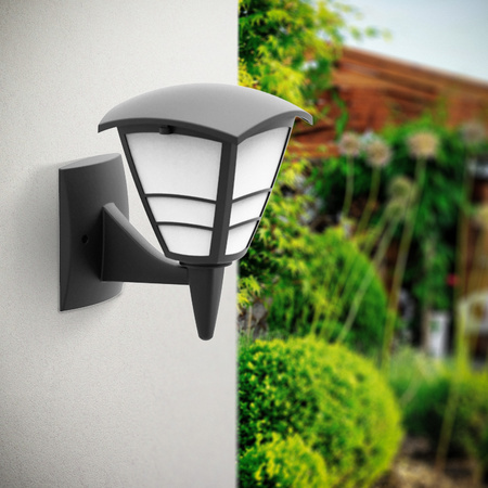 Applique de jardin YONCA 2 E27 IP44 noir 400.010.133 HOROZ