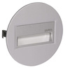 LED Sona encastré rond 14V DC, couleur aluminium, blanc chaud 13-211-12 Ledix Zamel
