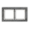 Cadre double universel béton (cadre anthracite, fond blanc) anthracite Karlik Deco 11-0-DRB-2
