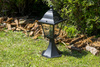 Borne lumineuse de jardin noire, lanterne, en aluminium E27 ECO CLASS LANTERN CLASSIC Ledvance
