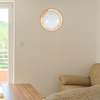 Plafond UFO blanc, bois naturel 2x E27 60W IP20 Rabalux