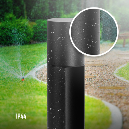 Borne lumineuse extérieure AIDEN 85cm IP44 GU10 230V noir EDO777714 EDO Solutions