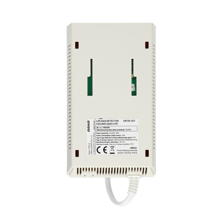 Détecteur de gaz GPL secteur 230VAC Orno