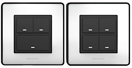 Panneau de boutons DALI-2 Acier brossé