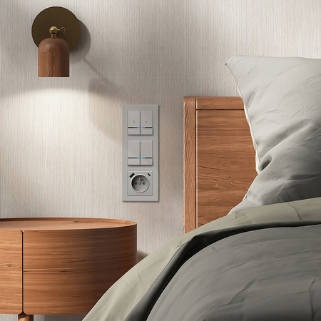 OSPEL adaptateur encastré 45 pour la série Sonata Kashmir OSPEL Sonata AP45-1R/m/82