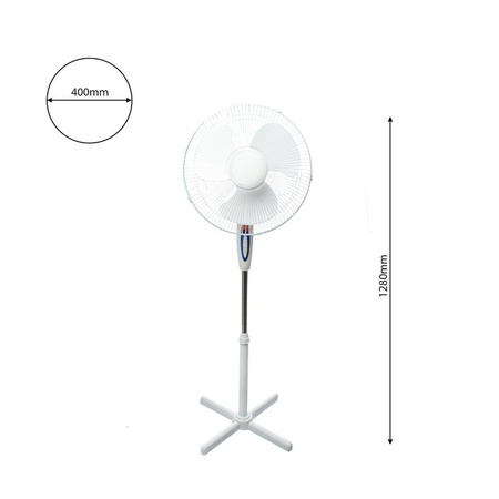 Ventilateur sur pied blanc FS1629 16'' Milagro EKW463