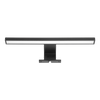 NORTES LED 5W, éclairage au-dessus du miroir, 320lm, 4000K, longueur 30 cm, plastique, noir