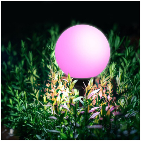 Lampe solaire LED SPHERE 0.12W RGB 6-pack LED2B