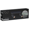 Plafonnier spot pour plafond 2xGU10 noir MALGA 2 Edo Solutions