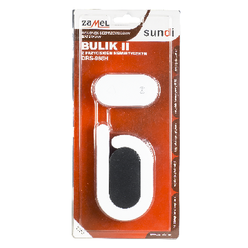 Sonnette sans fil BULIK II avec bouton poussoir, IP56, DRS-988H, sundi Zamel