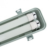 Kit luminaire hermétique + 2x tube LED G13 9W 6500K blanc froid 900lm 60cm IP65 Eco Light