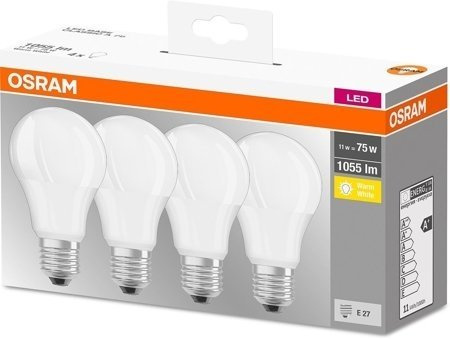 Set 8x ampoule LED E27 11W 2700K 1055lm Osram