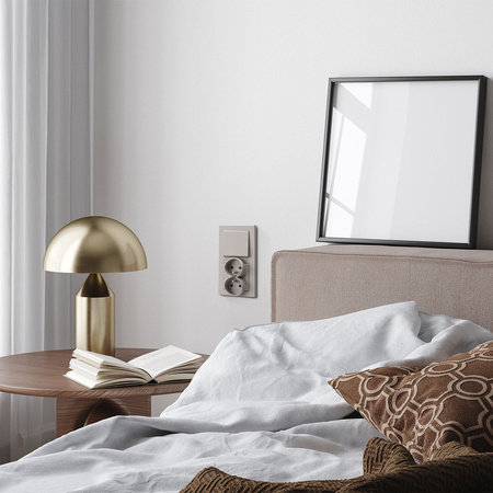 OSPEL adaptateur encastré 45 pour la série Sonata Kashmir OSPEL Sonata AP45-1R/m/82