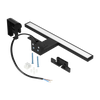 NORTES LED 5W, éclairage au-dessus du miroir, 320lm, 4000K, longueur 30 cm, plastique, noir