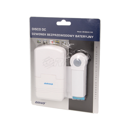 Sonnerie sans fil DISCO DC, à piles avec learning system